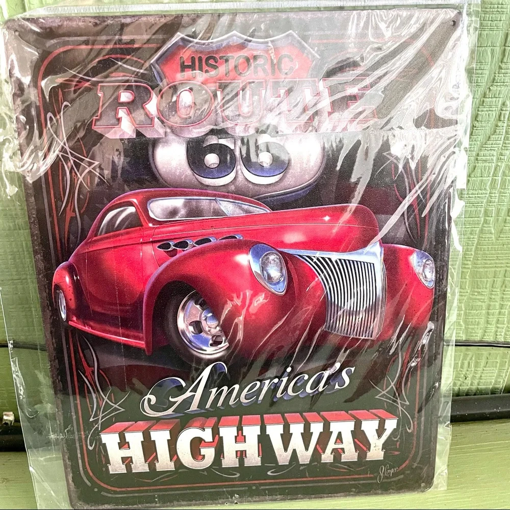 NEW America’s Highway Route 66 Metal Sign